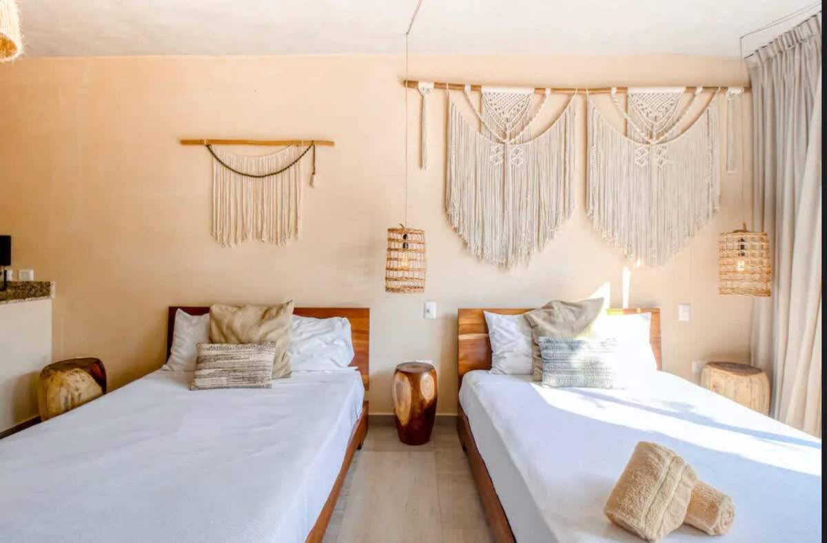 Apartamento Center Family Double Four Guest With Free Parking Pool Ac Kitchenette Near Tulum